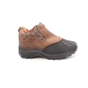 Abeo Brown and Black Ankle Booties